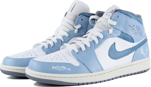 (W) カスタム エアジョーダン1 MID 青白 (Kasutamu Eaajoodan 1 MID Aojiro) BQ6472-115(Team39-AMY30蓝白) Lookbook (W) カスタム エアジョーダン1 MID 青白 (Kasutamu Eaajoodan 1 MID Aojiro) BQ6472-115(Team39-AMY30蓝白)