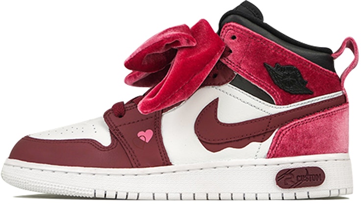 custom-shoes-women-air-jordan-1-mid-burgundy