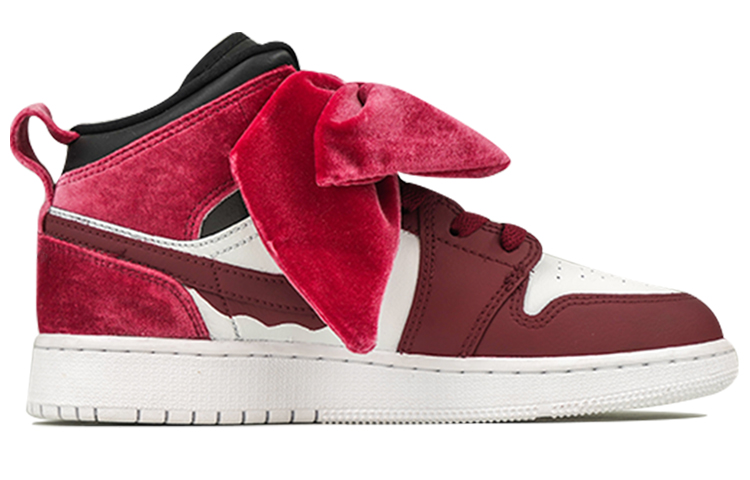 Order (W) [Zapatillas Personalizadas] Air Jordan 1 Mid 'Burgundy' CK5678-006(Team27-女款红丝绒甜心)