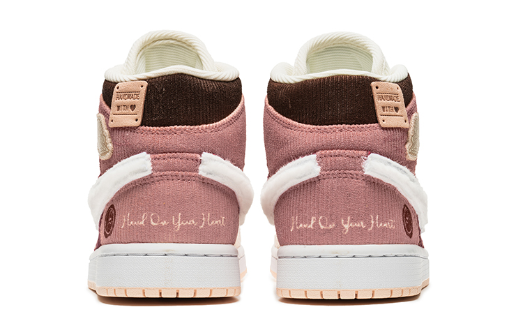 Shop (W) [Zapatillas Custom] Air Jordan 1 Mid 'Burgundy Corduroy Starry Swoosh' DA8009-108(TeamB-酒红满天星)