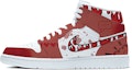 Buy (W) 에어 조던 1 미드 '충칭 훠궈' (커스텀) 554725-129(TeamE-女款重庆老火锅红白)