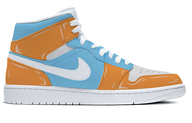 Order [Custom Shoes] (Women) Air Jordan 1 Mid 'Chongqing Hongyadong Cyberpunk'