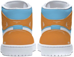 【定制球鞋】Jordan Air Jordan 1 Mid 重慶 洪崖洞 賽博朋克 噴繪中國風主題定制 中幫 復古籃球鞋 女款 藍黃 Lookbook 【定制球鞋】Jordan Air Jordan 1 Mid 重慶 洪崖洞 賽博朋克 噴繪中國風主題定制 中幫 復古籃球鞋 女款 藍黃