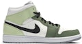 Order (W) 에어 조던 1 미드 '크리스마스 스플래터 그린' (커스텀) BQ6472-115(Team24-女款圣诞树)