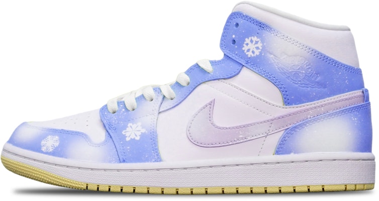 (W) 에어 조던 1 미드 '크리스마스 눈꽃 보라' (Air Jordan 1 Mid 'Christmas Snowflake Violet') BQ6472-701-486845 Order (W) 에어 조던 1 미드 '크리스마스 눈꽃 보라' (Air Jordan 1 Mid 'Christmas Snowflake Violet') BQ6472-701-486845