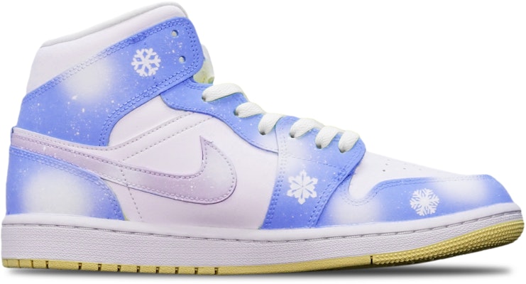 (W) 에어 조던 1 미드 '크리스마스 눈꽃 보라' (Air Jordan 1 Mid 'Christmas Snowflake Violet') BQ6472-701-486845 Lookbook (W) 에어 조던 1 미드 '크리스마스 눈꽃 보라' (Air Jordan 1 Mid 'Christmas Snowflake Violet') BQ6472-701-486845