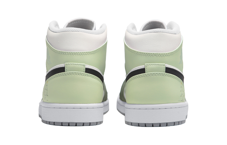 Shop (W) [カスタムシューズ] (女性用) エアジョーダン1 ミッド 'クリスマススプラッターグリーン' BQ6472-115(Team24-女款圣诞树)