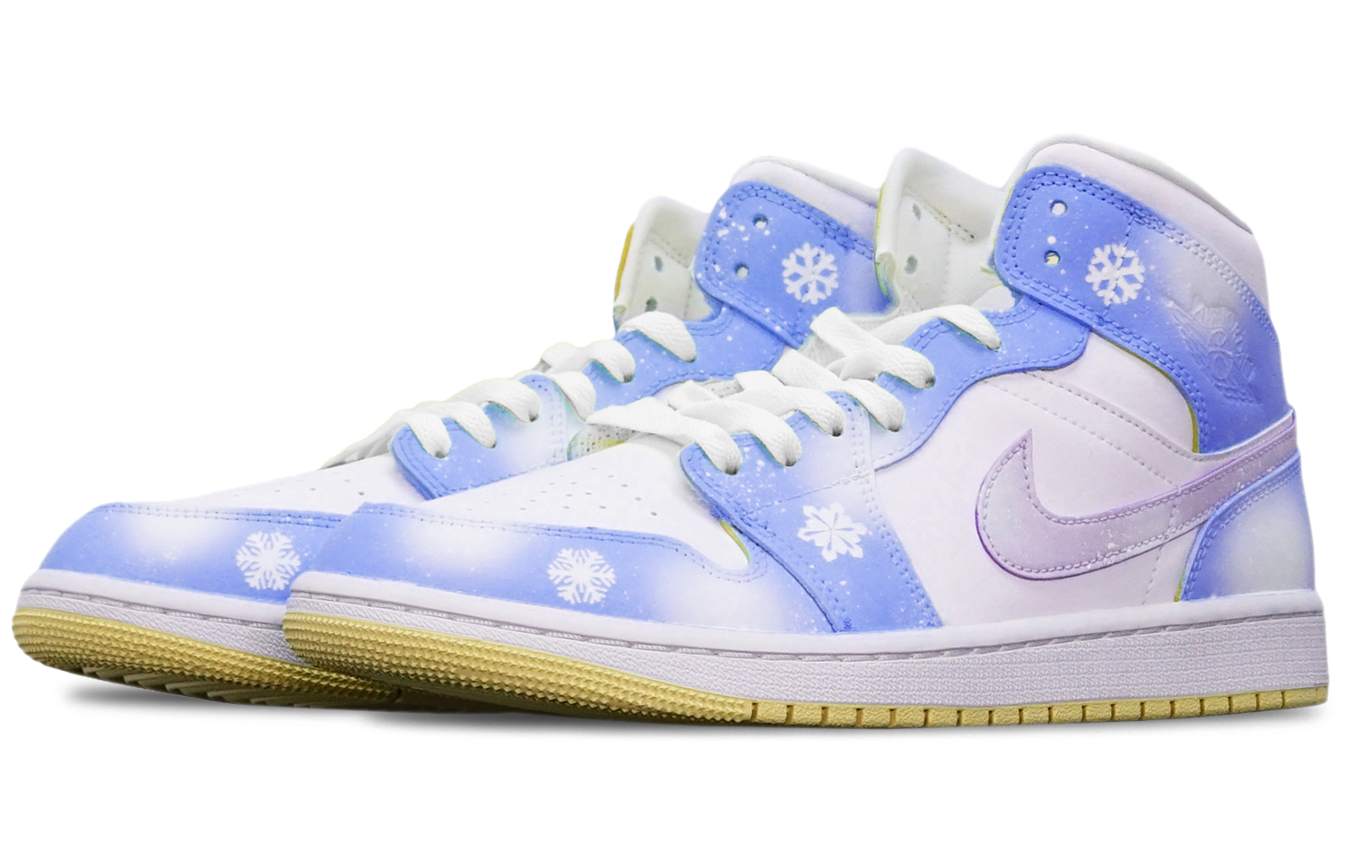 Shop (W) [定制鞋款] Air Jordan 1 Mid '圣诞雪花多巴胺紫罗兰' BQ6472-701-486845