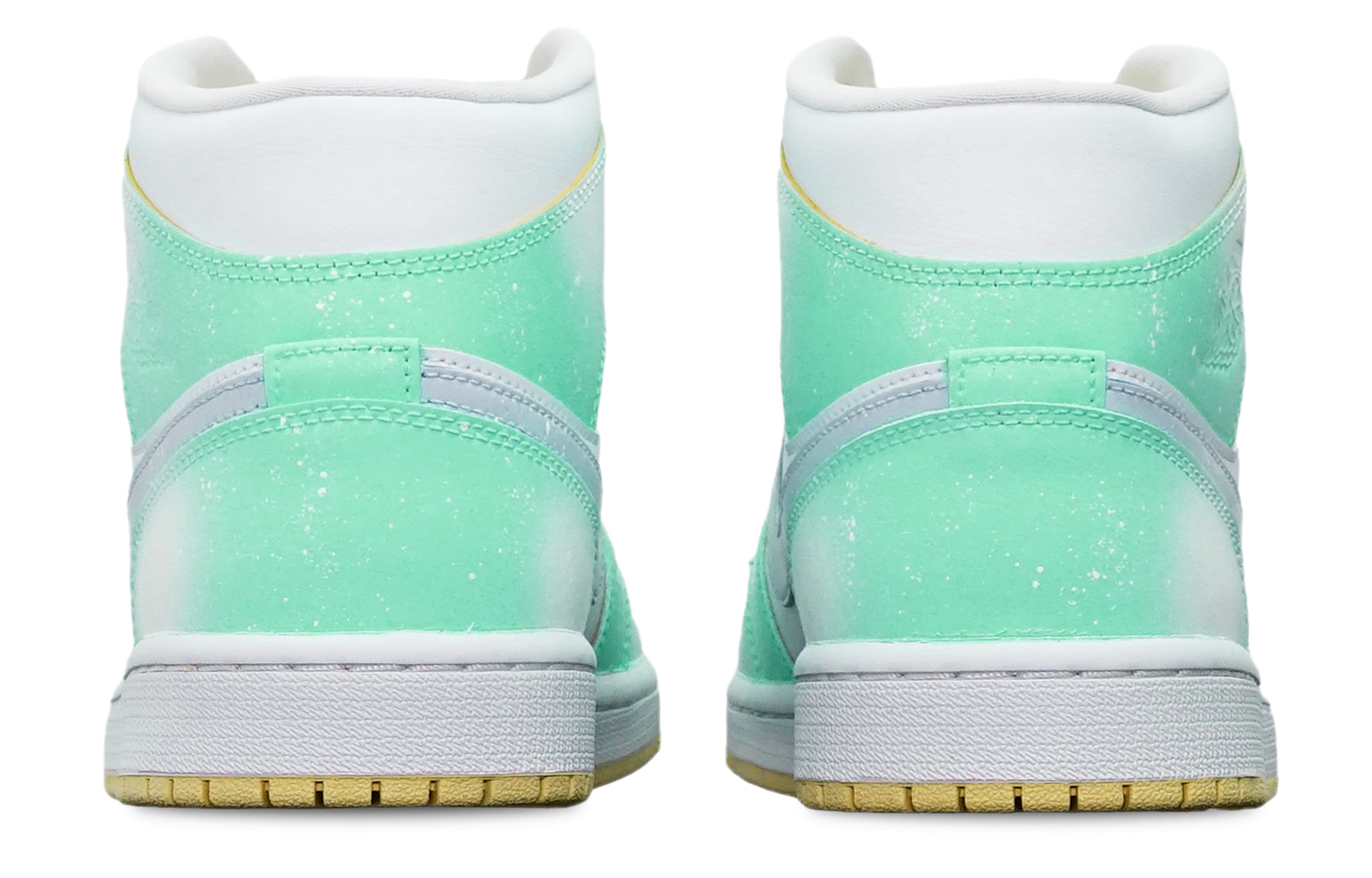 Purchase 【訂製球鞋】 Jordan Air Jordan 1 聖誕雪花 多巴胺 綠寶石 特殊鞋盒 附小熊 舒適百搭 中筒 復古籃球鞋 女款 綠