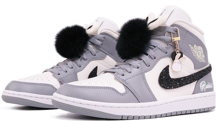 (W) Jordan 1 Mid "Año Nuevo Chino" Gris/Blanco/Negro BQ6472-115(TeamTen-女款黑兔灰S-BOX) Lookbook (W) Jordan 1 Mid "Año Nuevo Chino" Gris/Blanco/Negro BQ6472-115(TeamTen-女款黑兔灰S-BOX)