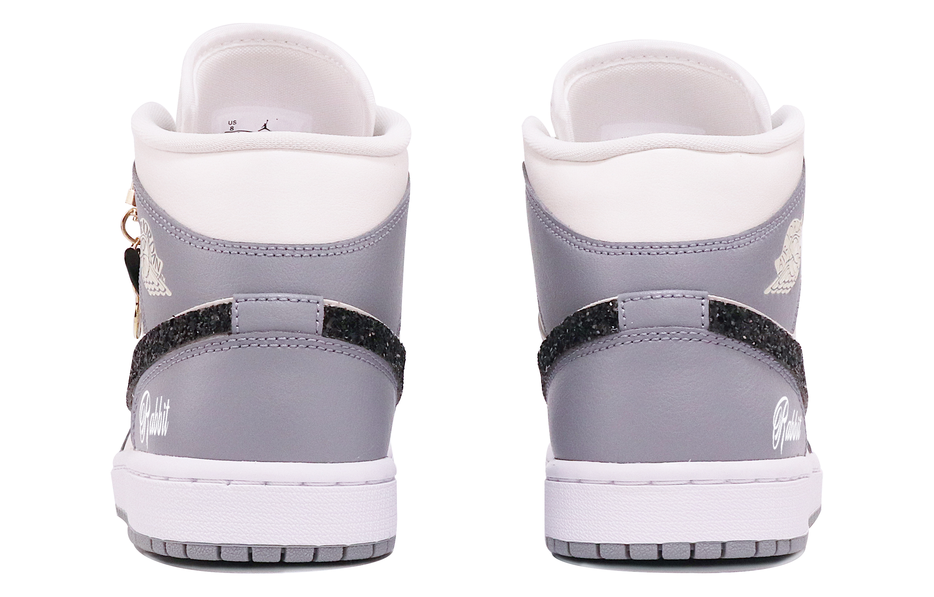 Shop (W) Jordan 1 Mid "Año Nuevo Chino" Gris/Blanco/Negro BQ6472-115(TeamTen-女款黑兔灰S-BOX)