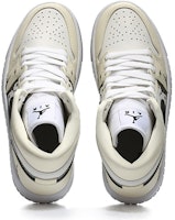 【定制球鞋】 Jordan Air Jordan 1 id "椰奶" 空軍一號 時間裂縫-未來 裸眼3D立體 復古 休閒 中幫 復古籃球鞋 女款 米白 Shop 【定制球鞋】 Jordan Air Jordan 1 id "椰奶" 空軍一號 時間裂縫-未來 裸眼3D立體 復古 休閒 中幫 復古籃球鞋 女款 米白