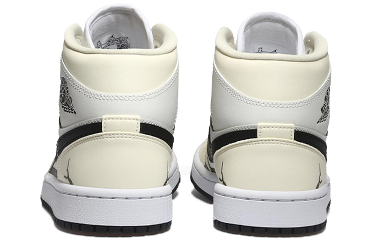 Purchase (W) [定制鞋款] Air Jordan 1 Mid '椰奶-时间裂隙' BQ6472-121(Team10-时间裂缝米白)