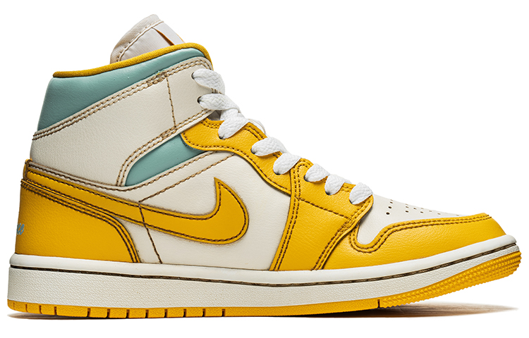 Order (W) [Kasut Custom] Air Jordan 1 Mid 'Coffee Dye' BQ6472-117(TeamB-女款微妙张力)