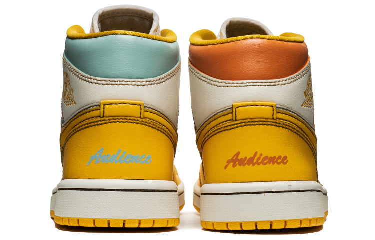 Shop (W) [Kasut Custom] Air Jordan 1 Mid 'Coffee Dye' BQ6472-117(TeamB-女款微妙张力)