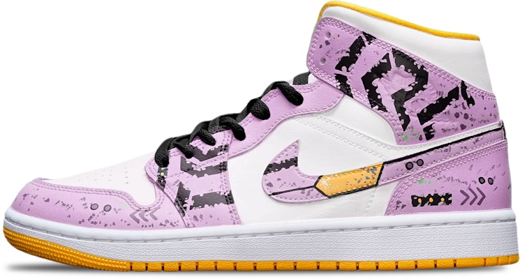 【定製籃球鞋】 Jordan Air Jordan 1 機械賽博龐克戰損III高達風 高筒 復古籃球鞋 女款 紫紅白 Buy 【定製籃球鞋】 Jordan Air Jordan 1 機械賽博龐克戰損III高達風 高筒 復古籃球鞋 女款 紫紅白