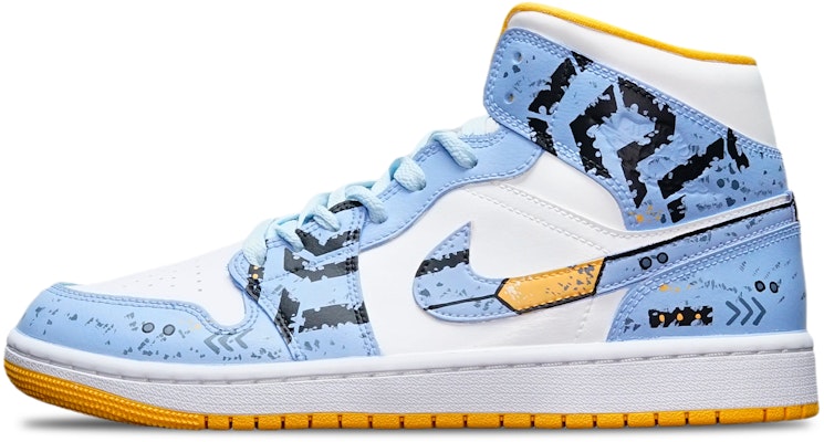 (W) Zapatillas Air Jordan 1 Mid 'Cyberpunk Gundam Azul Niebla' BQ6472-117(TeamT-战损III蓝白S-BOX) Buy (W) Zapatillas Air Jordan 1 Mid 'Cyberpunk Gundam Azul Niebla' BQ6472-117(TeamT-战损III蓝白S-BOX)