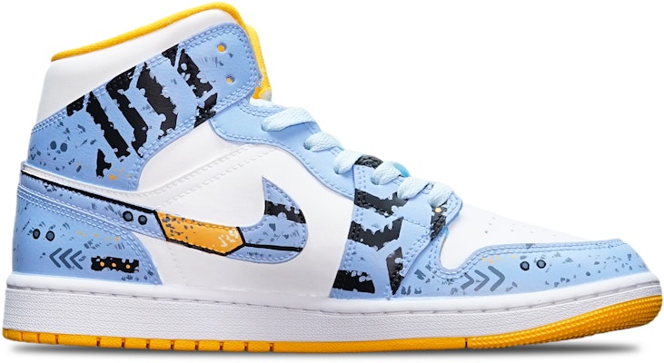 (W) Zapatillas Air Jordan 1 Mid 'Cyberpunk Gundam Azul Niebla' BQ6472-117(TeamT-战损III蓝白S-BOX) Order (W) Zapatillas Air Jordan 1 Mid 'Cyberpunk Gundam Azul Niebla' BQ6472-117(TeamT-战损III蓝白S-BOX)