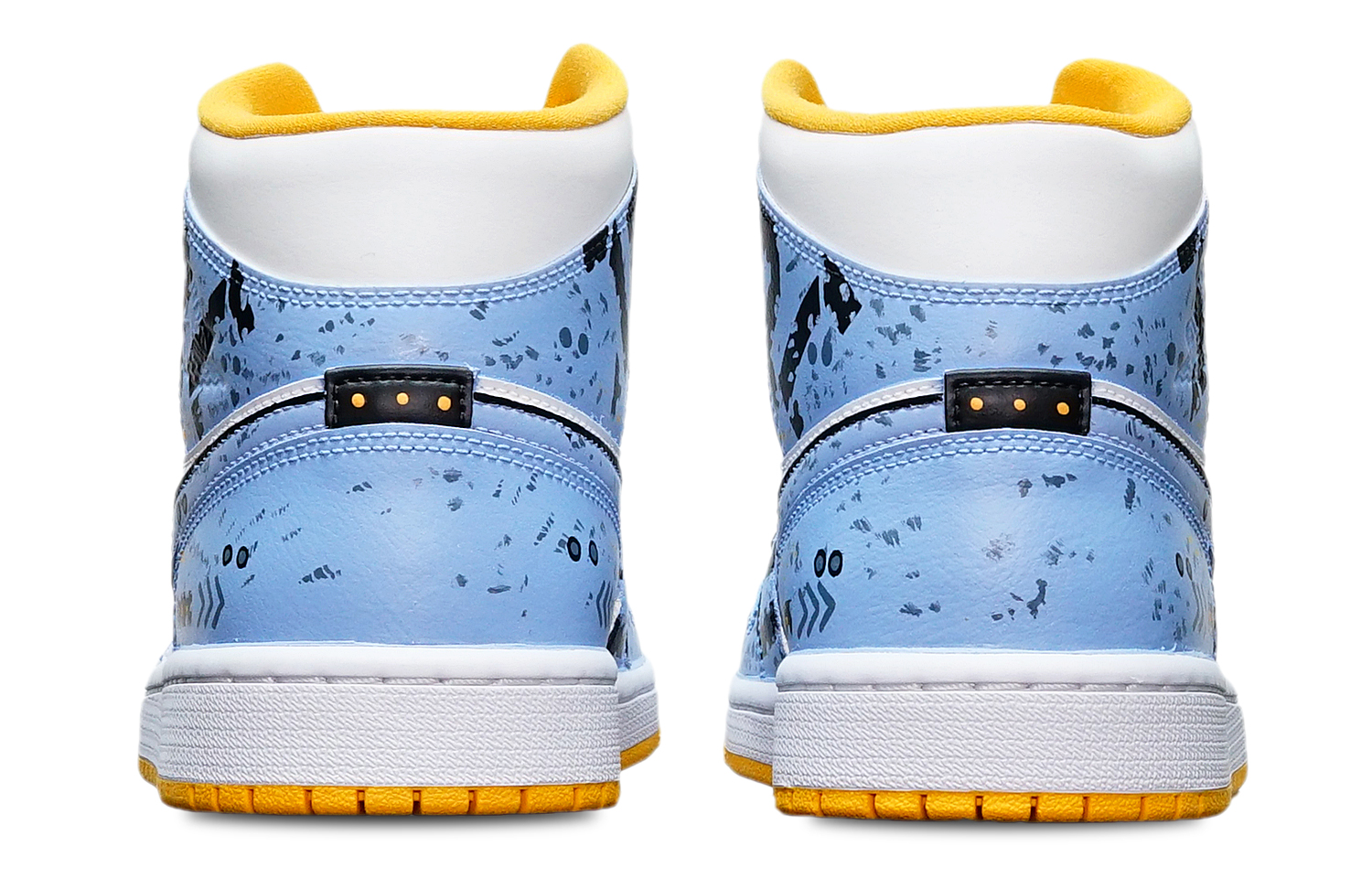 Shop (W) Zapatillas Air Jordan 1 Mid 'Cyberpunk Gundam Azul Niebla' BQ6472-117(TeamT-战损III蓝白S-BOX)
