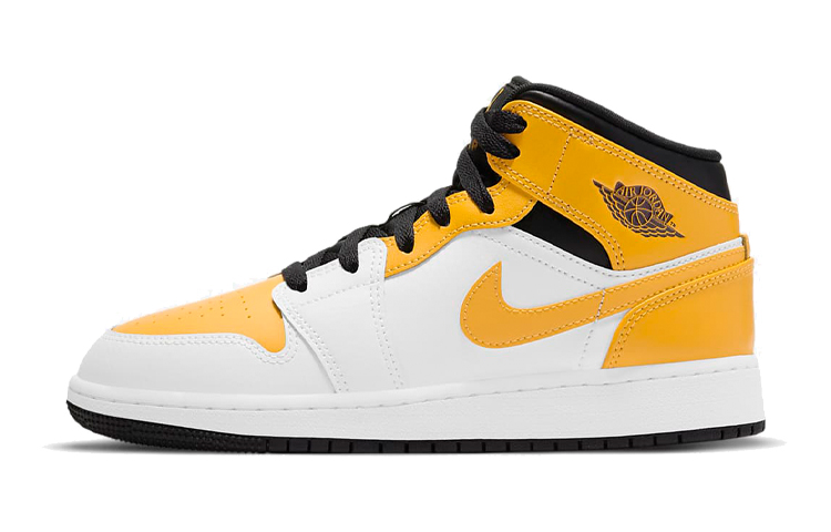 Sizing (W) [Zapatos Personalizados] Air Jordan 1 Mid 'Gamer Ciberpunk' 554725-170(TeamA-AJ1黄女款赛博棉花糖)