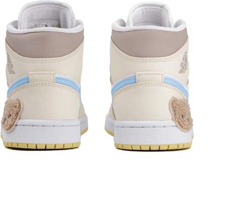 【訂製球鞋】 Jordan Air Jordan 1 小熊跳舞 布偶玩偶 清新 甜美 中筒 復古籃球鞋 女款 白黃 Shop 【訂製球鞋】 Jordan Air Jordan 1 小熊跳舞 布偶玩偶 清新 甜美 中筒 復古籃球鞋 女款 白黃
