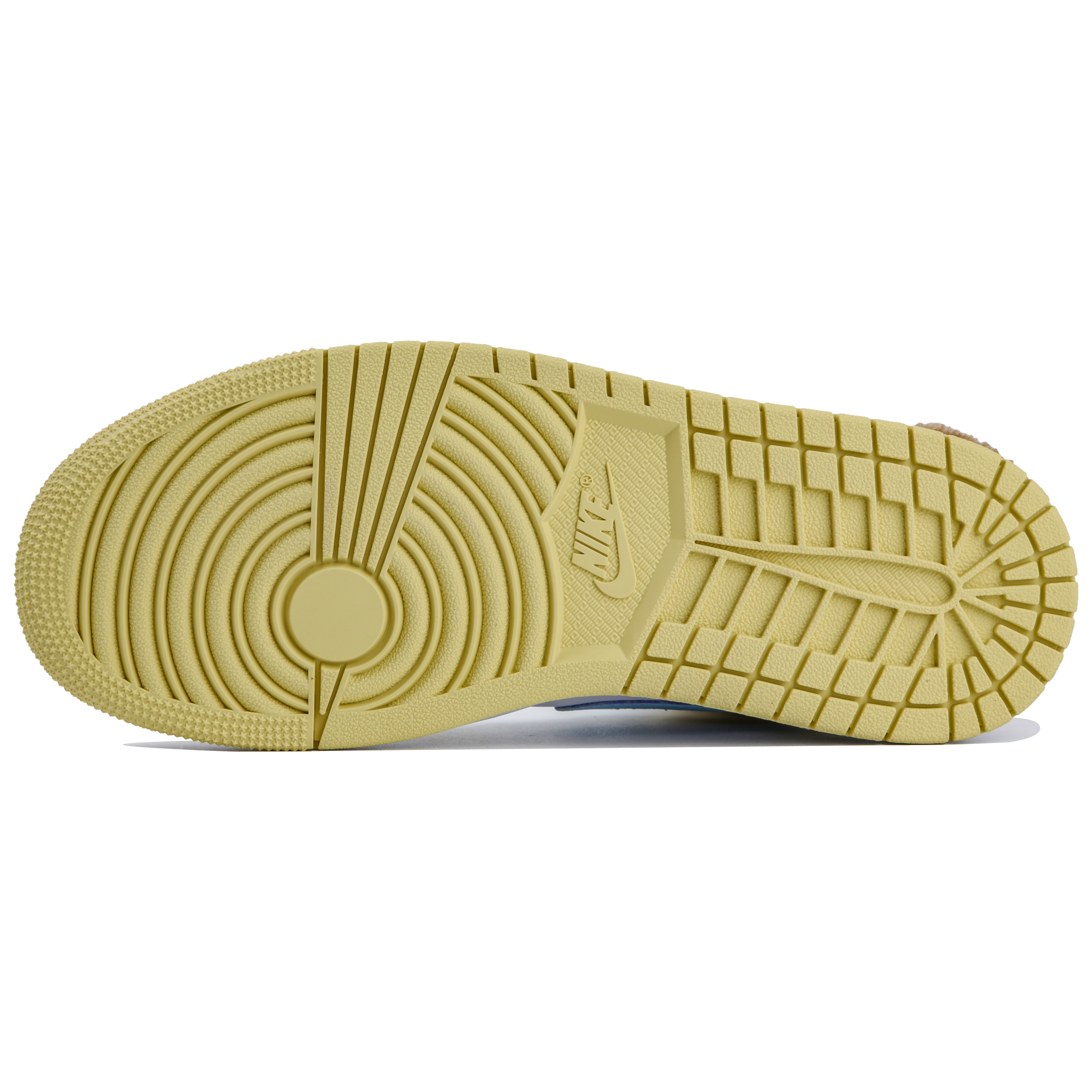 Purchase (W) 에어 조던 1 미드 '춤추는 곰 - 화이트 옐로우' (커스텀) BQ6472-701(Team4-女款小熊跳舞)