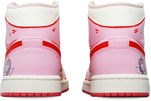 (W) 【カスタムシューズ】(女性用)エアジョーダン1ミッド「ディメンショナルハートウィングス - ピンクホワイト」 BQ6472-186(TeamT-粉色心形翅膀S-BOX) Lookbook (W) 【カスタムシューズ】(女性用)エアジョーダン1ミッド「ディメンショナルハートウィングス - ピンクホワイト」 BQ6472-186(TeamT-粉色心形翅膀S-BOX)