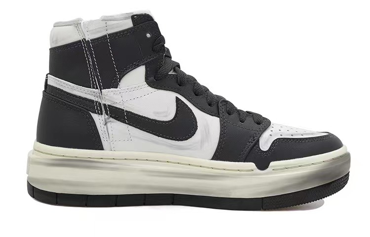 Order (W) 커스텀 에어 조던 1 미드 '블랙 화이트 크로스' (Custom AJ1 Mid 'BW Cross') DN3253-100(Team拾玖-做旧十字架S-BOX）