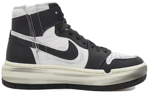 【訂製球鞋】Jordan Air Jordan 1 OKHR 做舊 十字架 潮流 厚底 高幫 復古籃球鞋 女款 黑白 Order 【訂製球鞋】Jordan Air Jordan 1 OKHR 做舊 十字架 潮流 厚底 高幫 復古籃球鞋 女款 黑白