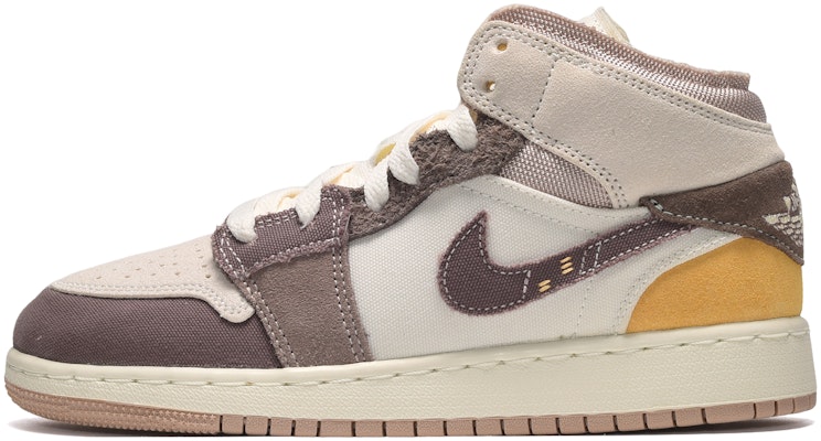 【定製球鞋】Jordan Air Jordan 1 Mid 多巴胺 椰子樹 中筒 復古籃球鞋 女款 紅白黃 Sizing 【定製球鞋】Jordan Air Jordan 1 Mid 多巴胺 椰子樹 中筒 復古籃球鞋 女款 紅白黃