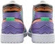 Shop (W) 【カスタムシューズ】(女性) エアジョーダン1 ミッド 'エヴァンゲリオン カスタムパープルイエロー' 554725-129(TeamE-女款-初号机-紫黄)