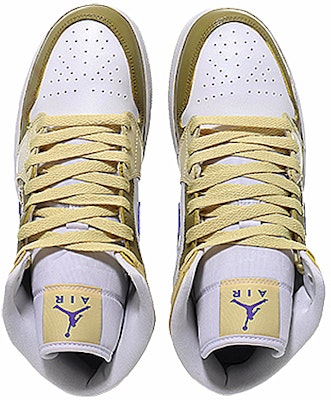 【定制球鞋】Jordan Air Jordan 1 Mid 逐月計劃未來科技 減震防滑耐磨 中幫 復古籃球鞋 女款 黃白 Shop 【定制球鞋】Jordan Air Jordan 1 Mid 逐月計劃未來科技 減震防滑耐磨 中幫 復古籃球鞋 女款 黃白