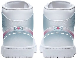 【定制球鞋】 Jordan Air Jordan 1 Mid 畢業季主題定制 噴繪 給你的小情書 防滑減震 中幫 復古籃球鞋 女款 白綠 Lookbook 【定制球鞋】 Jordan Air Jordan 1 Mid 畢業季主題定制 噴繪 給你的小情書 防滑減震 中幫 復古籃球鞋 女款 白綠