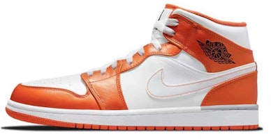 【客製球鞋】Jordan Air Jordan 1 Mid 野鶴製造 鴿子 格紋 五角星 中幫 復古籃球鞋 女款 灰橙 Sizing 【客製球鞋】Jordan Air Jordan 1 Mid 野鶴製造 鴿子 格紋 五角星 中幫 復古籃球鞋 女款 灰橙