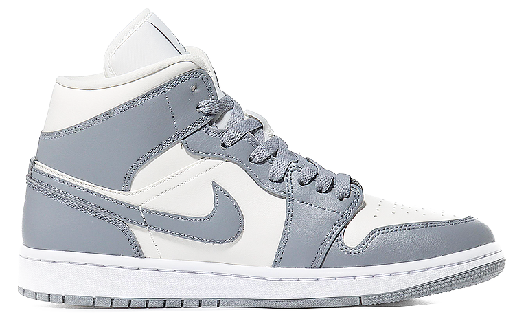 [Custom Shoes] (W) Jordan 1 Mid 'Grey White Fantasy Fox' 圖 2