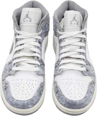 (W) 에어 조던 1 미드 '그레이 화이트 그래피티' 커스텀 슈즈 554725-135(Team39-AMY169AJ) Purchase (W) 에어 조던 1 미드 '그레이 화이트 그래피티' 커스텀 슈즈 554725-135(Team39-AMY169AJ)