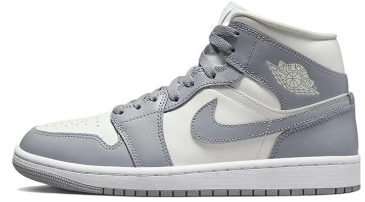 【定製球鞋】 Jordan Air Jordan 1 Mid 野鶴製造 花語系列 小雛菊限定 禮盒 中幫 復古籃球鞋 女款 灰白 Sizing 【定製球鞋】 Jordan Air Jordan 1 Mid 野鶴製造 花語系列 小雛菊限定 禮盒 中幫 復古籃球鞋 女款 灰白