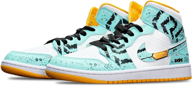 (W) Zapatillas Air Jordan 1 Mid 'Gundam Cyberpunk Verde Blanco' BQ6472-117(TeamT-战损III绿白S-BOX) Shop (W) Zapatillas Air Jordan 1 Mid 'Gundam Cyberpunk Verde Blanco' BQ6472-117(TeamT-战损III绿白S-BOX)