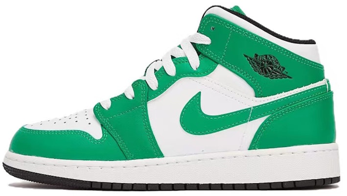 【訂製球鞋】Jordan Air Jordan 1 Mid 合成革人造革 幽靈萬聖節 噴繪手繪 秋季主題訂製 減震支撐 中幫 復古籃球鞋 女款 黑白灰 4