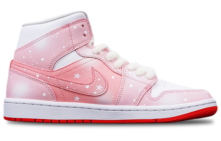 Order (W) [定制鞋款] Air Jordan 1 Mid '哈瓦那红色降雪 - 圣诞节' BQ6472-116(TeamT-圣诞哈瓦那融雪S-BOX)