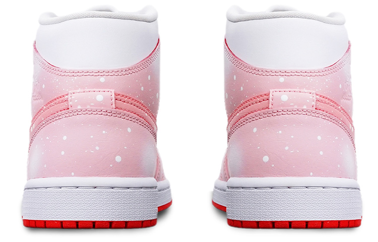 Shop (W) [定制鞋款] Air Jordan 1 Mid '哈瓦那红色降雪 - 圣诞节' BQ6472-116(TeamT-圣诞哈瓦那融雪S-BOX)