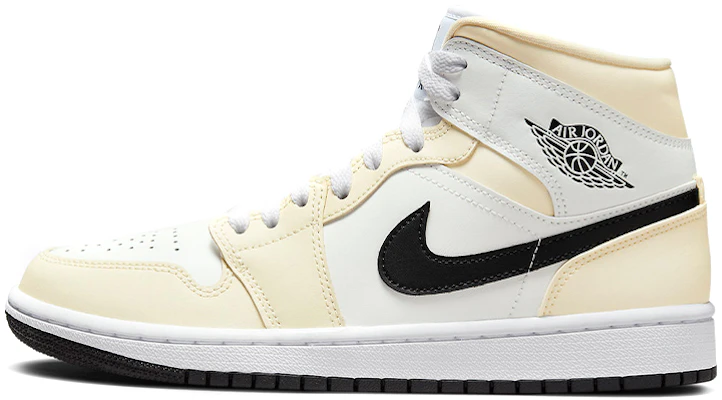 【客製球鞋】Jordan Air Jordan 1 Mid 水墨精魂兔 時尚穿孔 中筒 復古籃球鞋 女款 奶白色 Sizing 【客製球鞋】Jordan Air Jordan 1 Mid 水墨精魂兔 時尚穿孔 中筒 復古籃球鞋 女款 奶白色