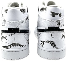 (W) 【定制鞋】Air Jordan 1 Mid '墨溅' 554725-126(Team叁-女款中国风水墨黑白灰) Purchase (W) 【定制鞋】Air Jordan 1 Mid '墨溅' 554725-126(Team叁-女款中国风水墨黑白灰)