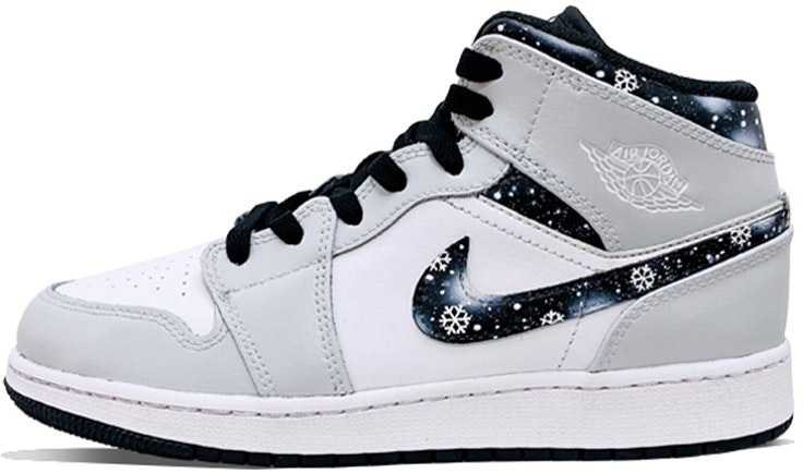 custom-shoes-women-air-jordan-1-mid-island-green-snowflake