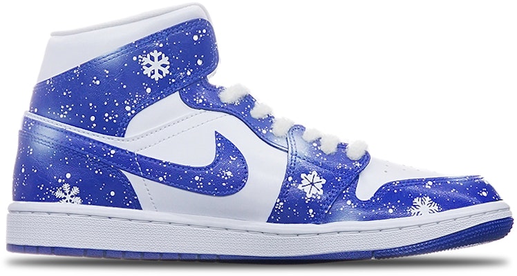 (W) 【定制鞋】Air Jordan 1 Mid “肯塔基冷冻” BQ6472-104(TeamT-圣诞主题白蓝S-BOX) Lookbook (W) 【定制鞋】Air Jordan 1 Mid “肯塔基冷冻” BQ6472-104(TeamT-圣诞主题白蓝S-BOX)
