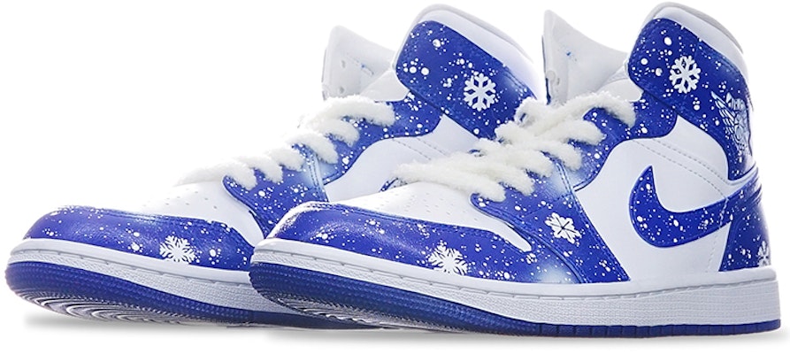 (W) 【定制鞋】Air Jordan 1 Mid “肯塔基冷冻” BQ6472-104(TeamT-圣诞主题白蓝S-BOX) Shop (W) 【定制鞋】Air Jordan 1 Mid “肯塔基冷冻” BQ6472-104(TeamT-圣诞主题白蓝S-BOX)