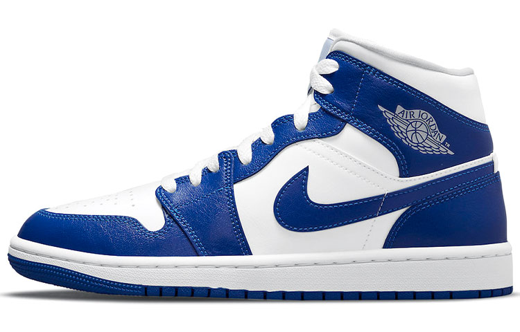 Details for (W) [Kasut Custom] Air Jordan 1 Mid 'Kentucky Hari Valentine' BQ6472-104(TeamT-情人节主题白蓝肯塔基)