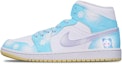 Buy (W) 【定制鞋款】Air Jordan 1 Mid '柠檬洗多巴胺雪花' BQ6472-701(TeamT-雪花星星小熊S-BOX)