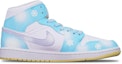 Order (W) 【定制鞋款】Air Jordan 1 Mid '柠檬洗多巴胺雪花' BQ6472-701(TeamT-雪花星星小熊S-BOX)