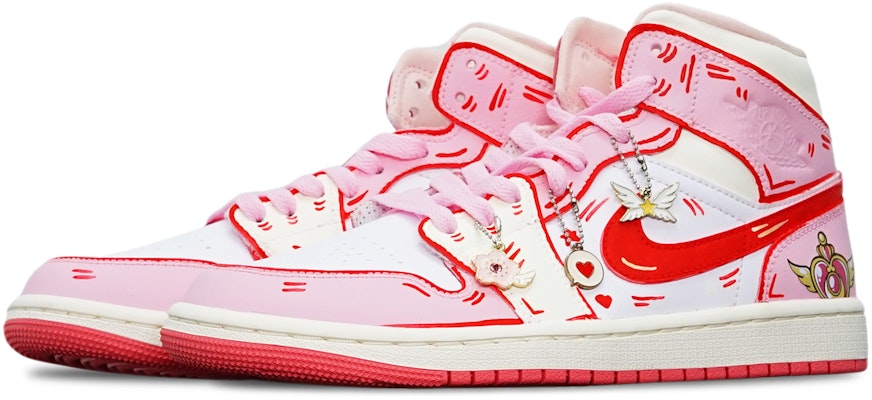 (W) カスタムAJ1 Mid「愛の翼」(カスタム エア ジョーダン ワン ミッド 「アイノツバサ」) BQ6472-186(TeamT-金色心形翅膀S-BOX) Order (W) カスタムAJ1 Mid「愛の翼」(カスタム エア ジョーダン ワン ミッド 「アイノツバサ」) BQ6472-186(TeamT-金色心形翅膀S-BOX)